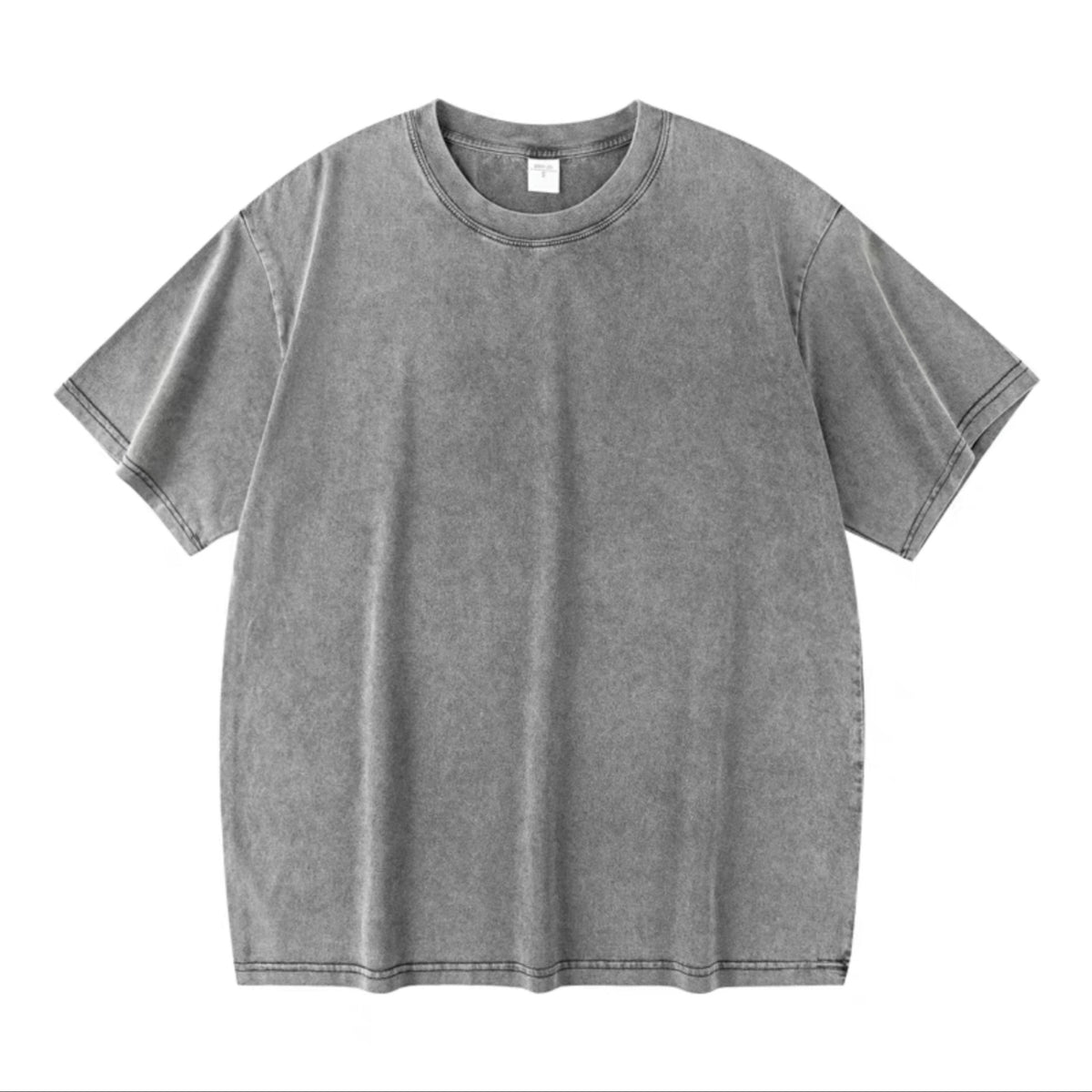 Vintage Wash Cotton Oversized Short Sleeve T-shirt