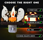 Ghost Campfire Nightlight, Ghosts Roasting Marshmallows