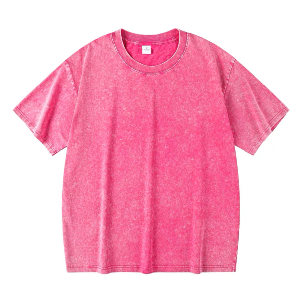 Vintage Wash Cotton Oversized Short Sleeve T-shirt